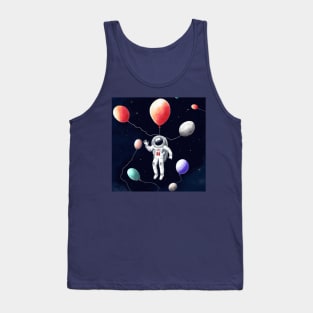 The astronaut and the balloons Tank Top